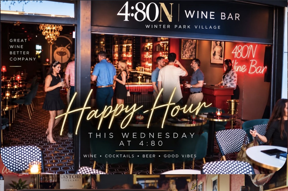 480 N Wine Bar Happy Hour