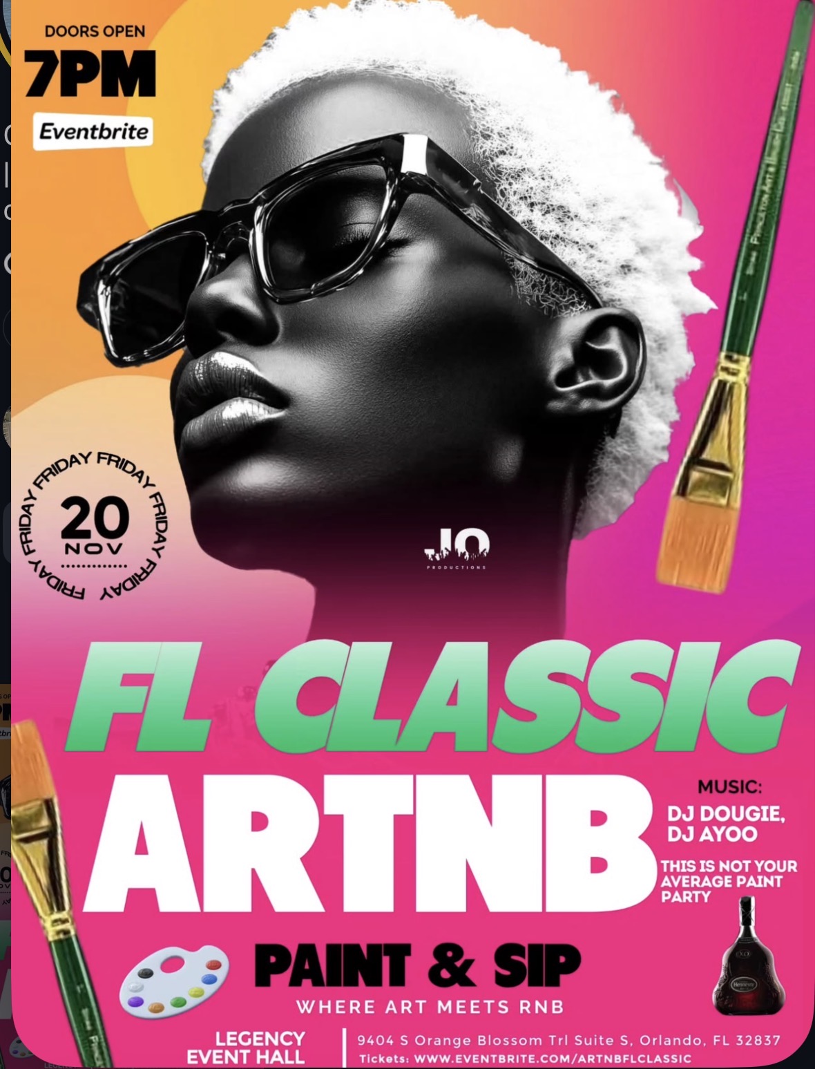 ARTNB FL Classic Paint & Sip
