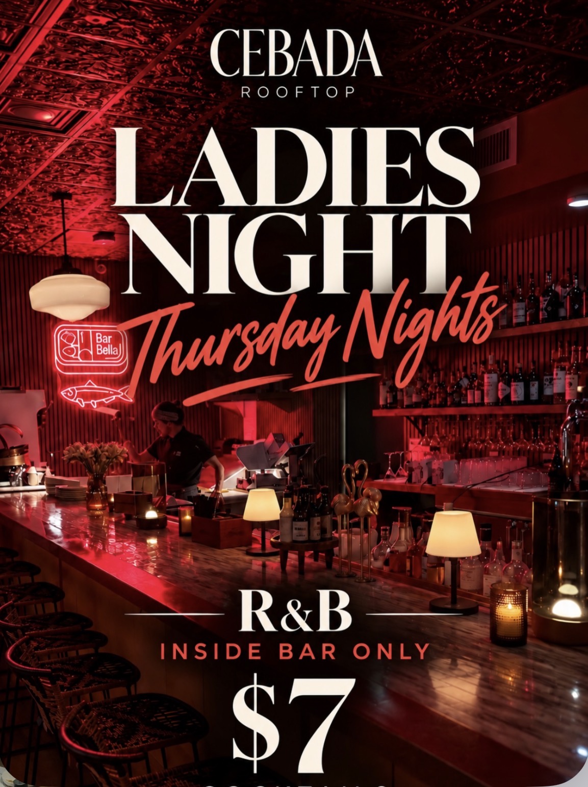 Ladies Night at Cebada Rooftop