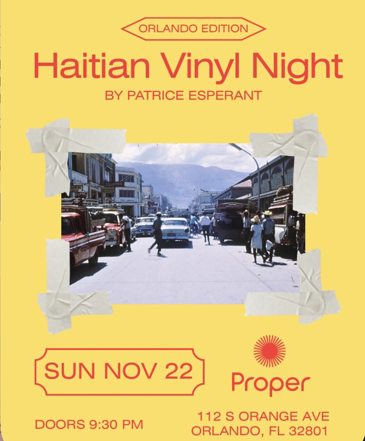 Haitian Vinyl Night by Patrice Esperant (Orlando Edition)