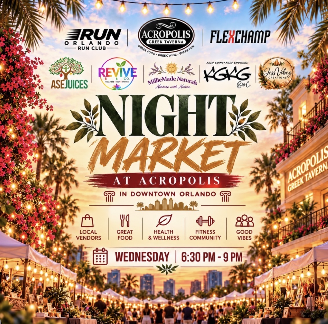 iRunOrlando Night Market at Acropolis