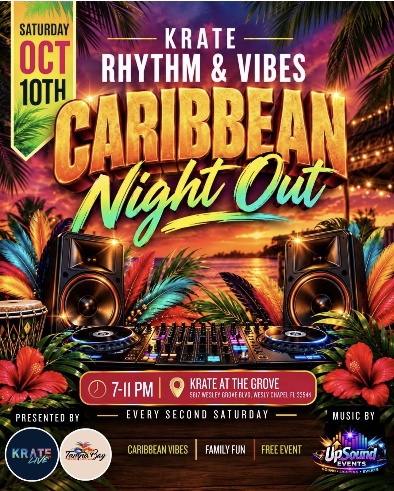 Krate Rhythm & Vibes: Caribbean Night Out