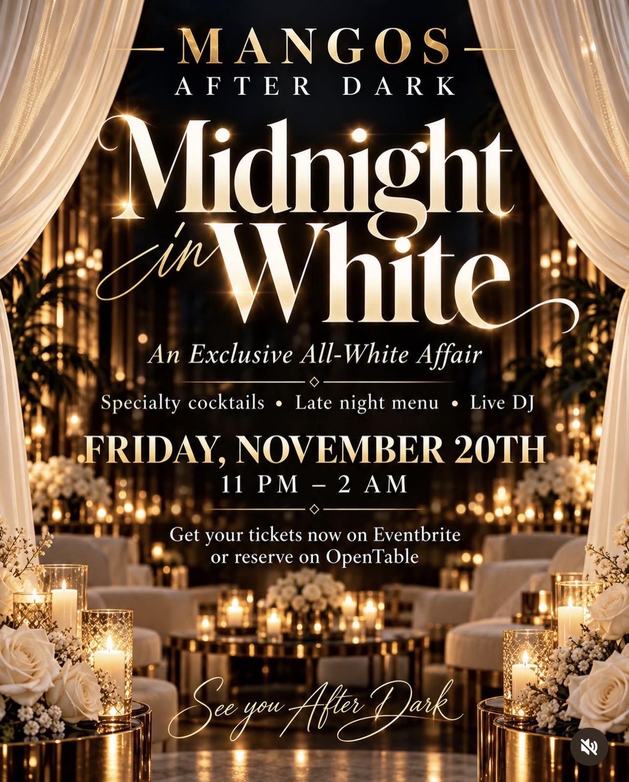 Mangos After Dark Presents: Midnight in White