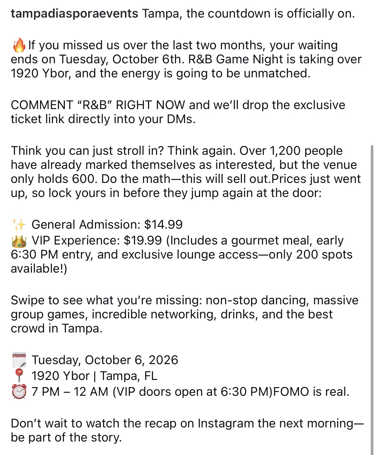 R&B Game Night