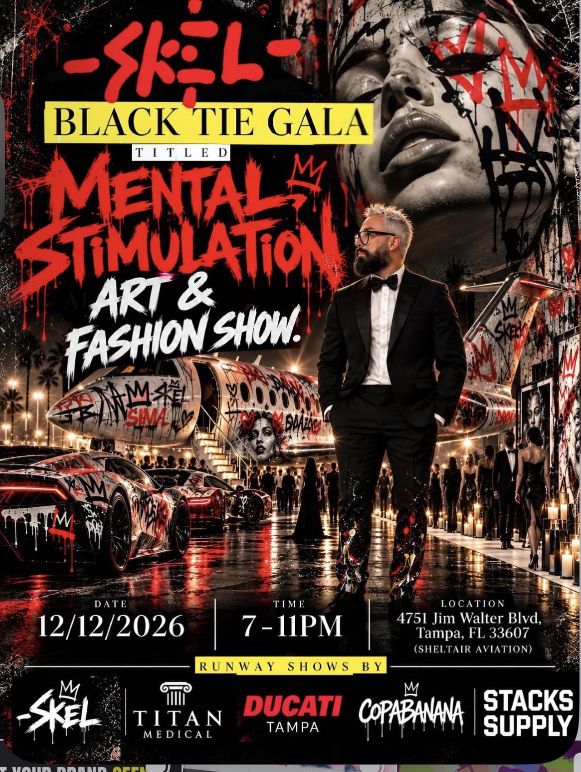 SKEL Black Tie Gala: Mental Stimulation — Art & Fashion Show