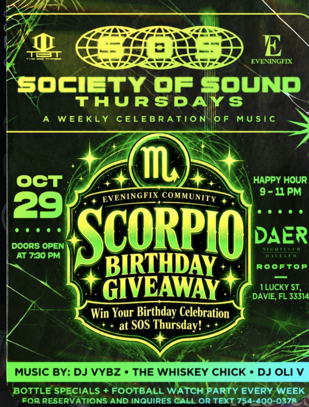 Society of Sound Thursdays: Scorpio Birthday Giveaway