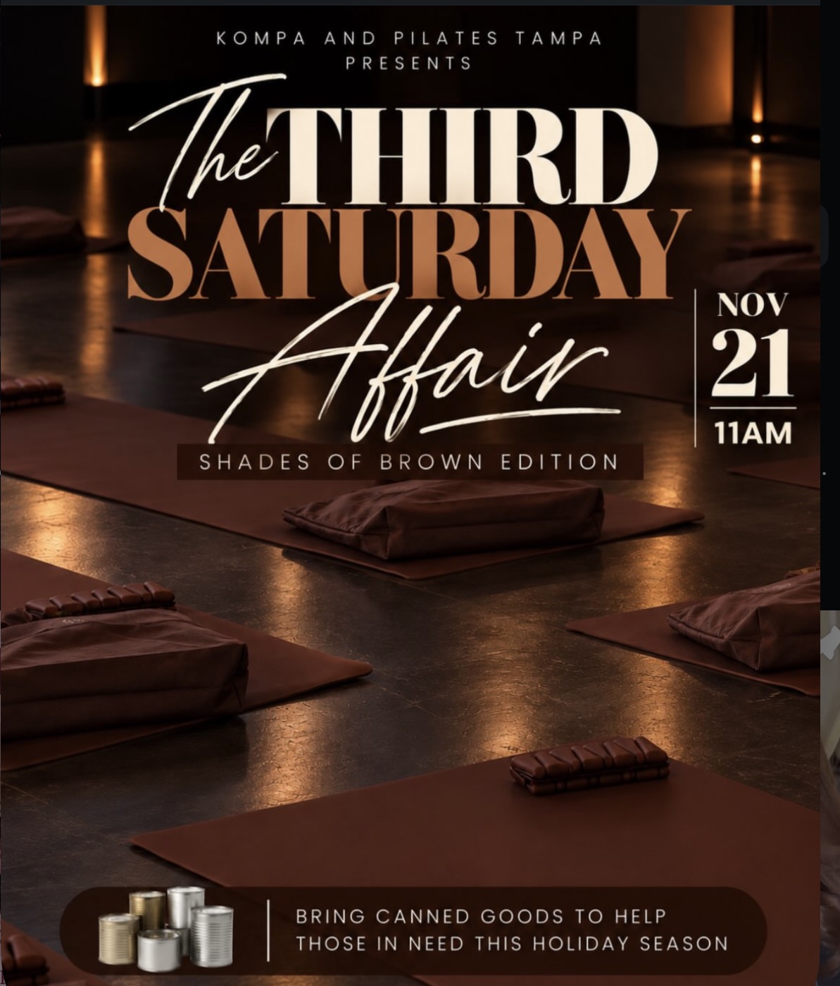 The Third Saturday Affair: Shades of Brown Edition
