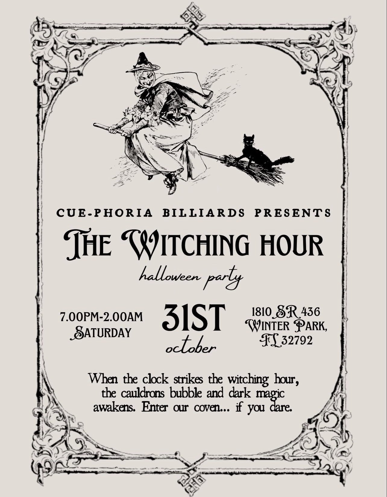 The Witching Hour: Halloween Party